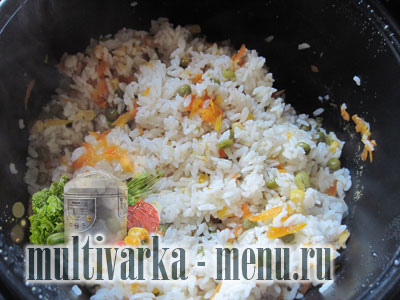 рис с овощами в мультиварке как приготовить рис в мультиварке