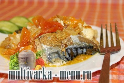 скумбрия в мультиварке приготовление скумбрии в мультиварке