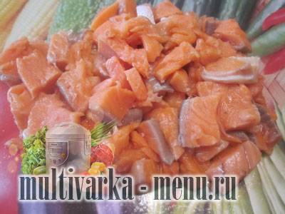 рыба с овощами в мультиварке как приготовить семгу в мультиварке
