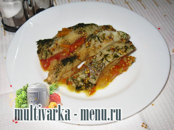 рыба с овощами в мультиварке рыба в мультиварке с фото