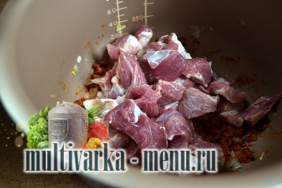 гуляш из свинины в мультиварке гуляш из свинины в мультиварке рецепт