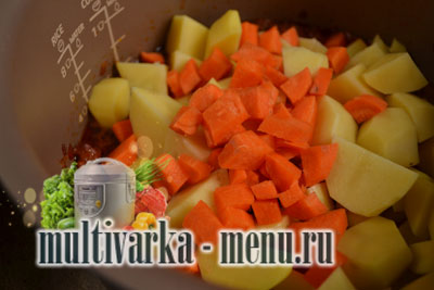 гуляш из свинины в мультиварке гуляш из свинины в мультиварке рецепт