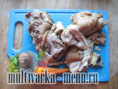 рецепт холодца в мультиварке холодец в мультиварке редмонд