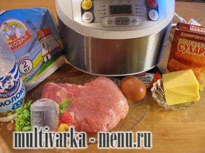 Свиной шницель в мультиварке приготовление свиного шницеля в мультиварке