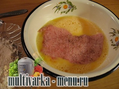 Свиной шницель в мультиварке приготовление свиного шницеля в мультиварке