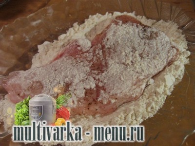 Свиной шницель в мультиварке приготовление свиного шницеля в мультиварке