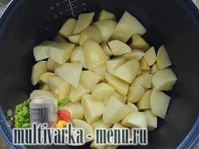 тушеный картофель в мультиварке рецепт тушеного картофеля в мультиварке