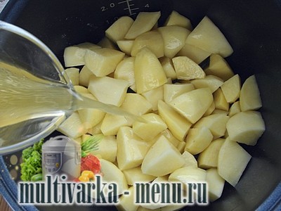 тушеный картофель в мультиварке рецепт тушеного картофеля в мультиварке