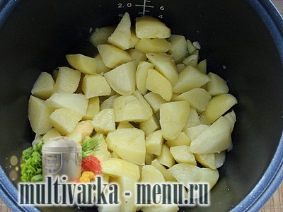 тушеный картофель в мультиварке рецепт тушеного картофеля в мультиварке