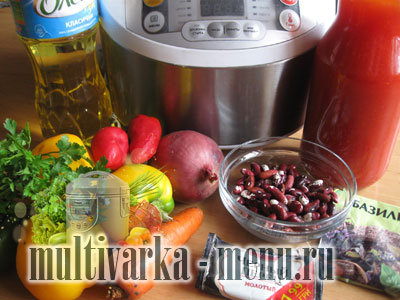 блюда из фасоли в мультиварке рецепты в мультиварке с фото