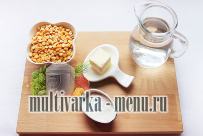 приготовить гороховое пюре в мультиварке