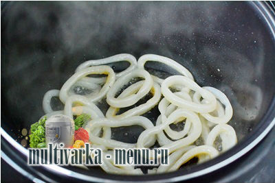 как приготовить кальмары в мультиварке