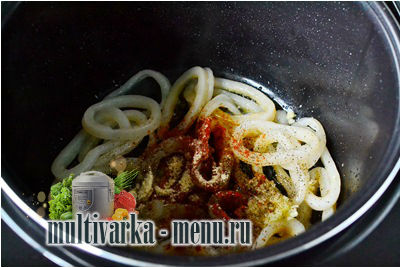 как приготовить кальмары в мультиварке