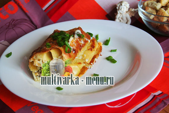 каннеллони с грибами каннеллони рецепт с фото