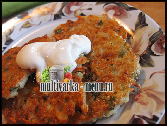 картофельные оладьи как приготовить оладьи в мультиварке