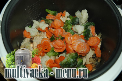 курица с грибами в мультиварке курица в мультиварке