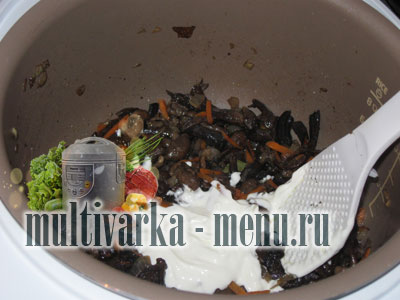 грибной соус в мульиварке как варить макароны в мультиварке