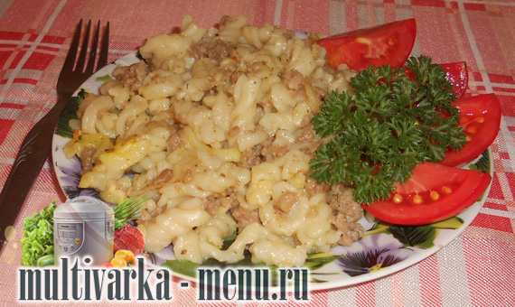 макароны по-флотски с фаршем макароны по-флотски в мультиварке