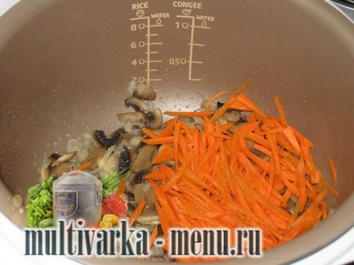 плов с грибами в мультиварке рецепт плова с грибами в мультиварке