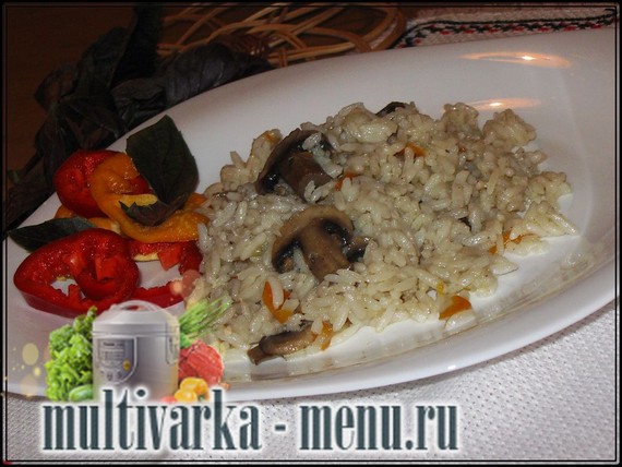 плов с грибами в мультиварке рецепт плова с грибами в мультиварке