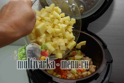 рагу с курицей в мультиварке рагу с курицей в мультиварке рецепт