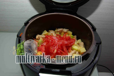 рагу с курицей в мультиварке рагу с курицей в мультиварке рецепт