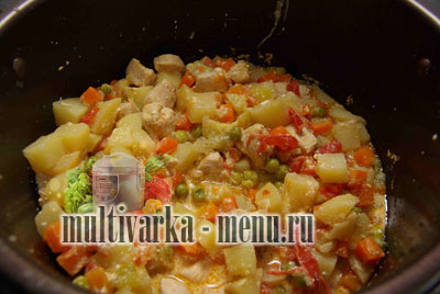 рагу с курицей в мультиварке рагу с курицей в мультиварке рецепт