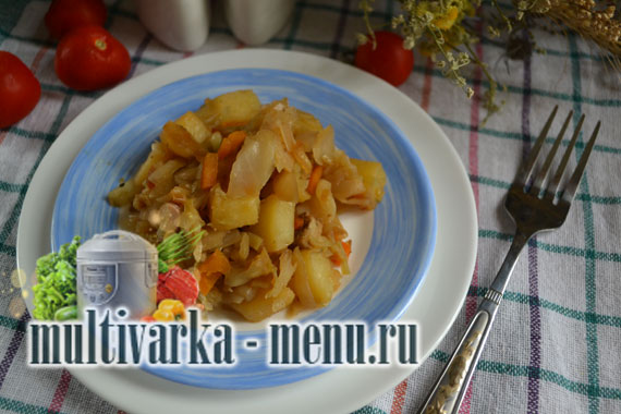 как приготовить рагу в мультиварке Рагу со свининой в мультиварке