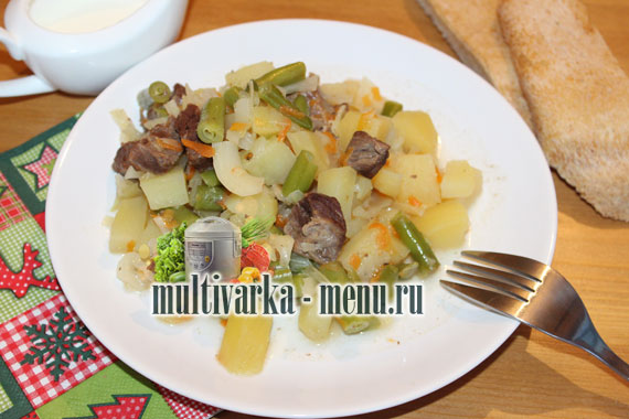 овощное рагу в мультиварке рецепт рагу в мультиварке