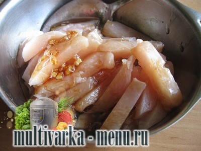 рецепт спагетти по-азиатски в мультиварке  