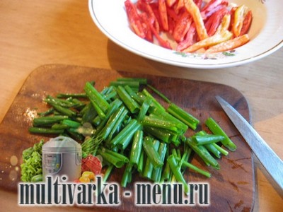 рецепт спагетти по-азиатски в мультиварке  