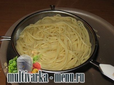 рецепт спагетти по-азиатски в мультиварке  