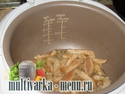рецепт спагетти по-азиатски в мультиварке  