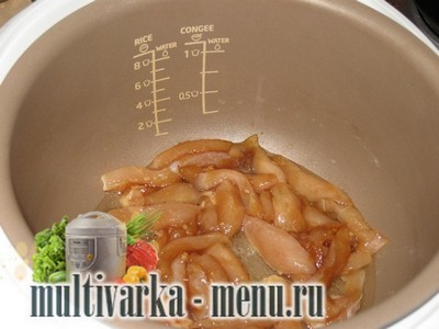 рецепт спагетти по-азиатски в мультиварке  