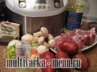 жаркое с картошкой в мультиварке как приготовить жаркое