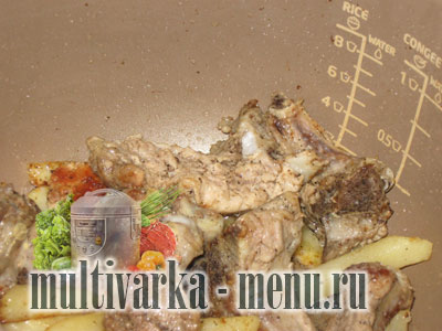 жаркое с картошкой в мультиварке как приготовить жаркое