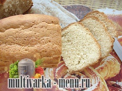 Белый хлеб в мультиварке рецепт белого хлеба в мультиварке