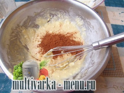 шоколадный манник в мультиварке