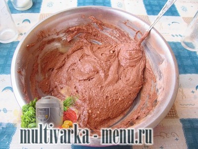 шоколадный манник в мультиварке