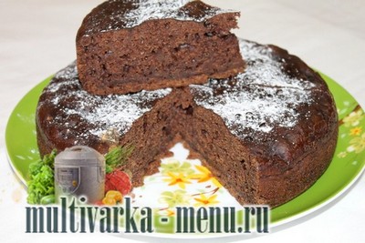 шоколадный пирог в мультиварке рецепт шоколадного пирога в мультиварке