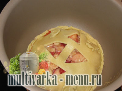 пирог с яблоками в мультиварке как в мультиварке приготовить пирог