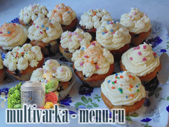 капкейки рецепт кекса в мультиварке