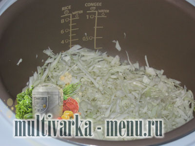 капустный пирог как в мультиварке приготовить пирог