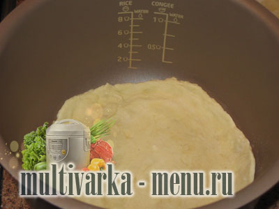 капустный пирог как в мультиварке приготовить пирог