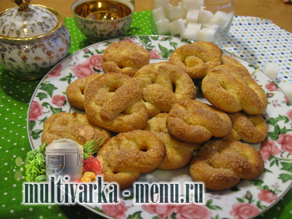 крендельки с корицей как приготовить печенье в мультиварке