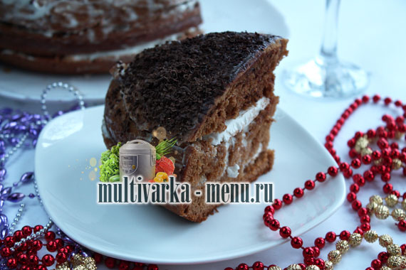 кофейный торт торт с фото в мультиварке