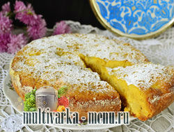 Пирог в мультиварке с ананасами, как...