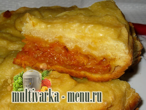 капустный пирог в мультиварке пироги в мультиварке с фото