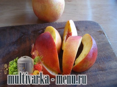 пирог в мультиварке с нектарином рецепт пирога в мультиварке с нектарином