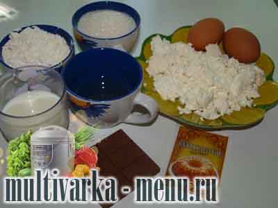 пирог с творогом рецепт